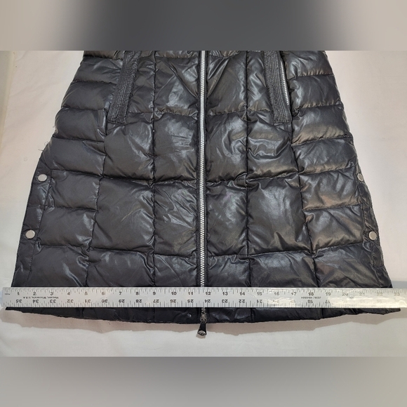 MARC NEW YORK Womens Size Small Black Down Filled Knee Length Puffer Coa… - Picture 6 of 13